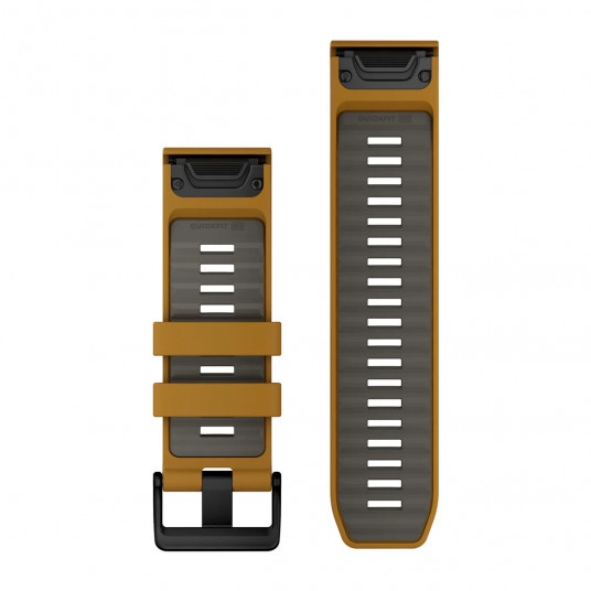 QuickFit 26 Watch Bands, Autumn/Pebble Gray Silicone