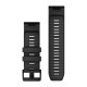 QuickFit 26 Watch Bands, Black Silicone