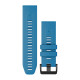 QuickFit 26 Watch Bands, Cirrus blue silicone