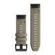 QuickFit 26 Watch Bands, Dark sandstone silicone