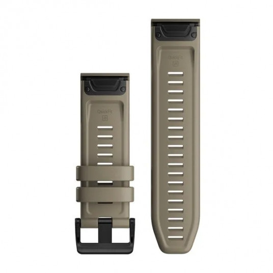 QuickFit 26 Watch Bands, Dark sandstone silicone