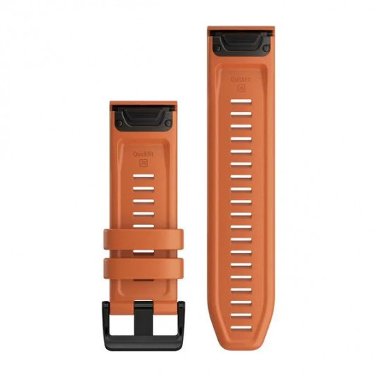 QuickFit 26 Watch Bands, Ember orange silicone