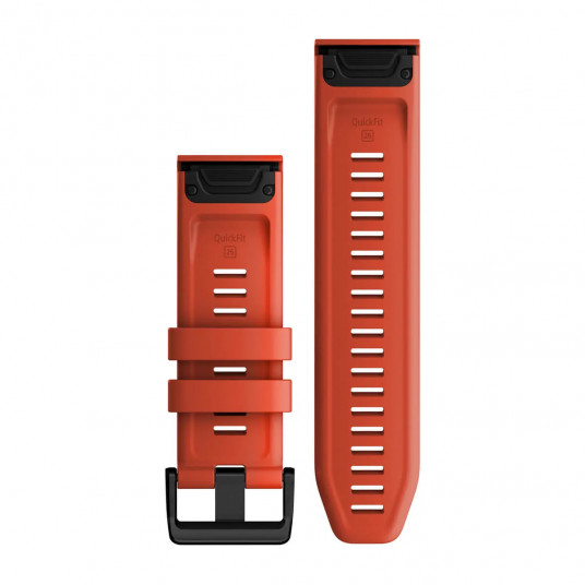 QuickFit 26 Watch Bands, Flame red silicone