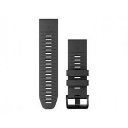 QuickFit 26 Watch Bands, Graphite Silicone