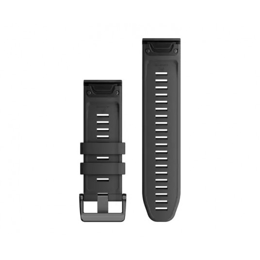 QuickFit 26 Watch Bands, Graphite Silicone