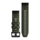 QuickFit 26 Watch Bands, Moss silicone