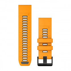 QuickFit 26 Watch Bands, Spark Orange/Graphite Silicone