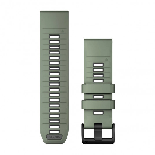 QuickFit 26 Watch Bands, Willow/Graphite Silicone