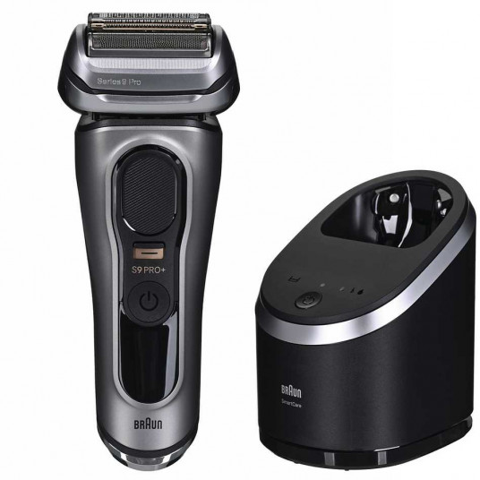 Braun Series 9 Pro+ 9575cc mitro un sauso skuvekļu trimeris Metāls