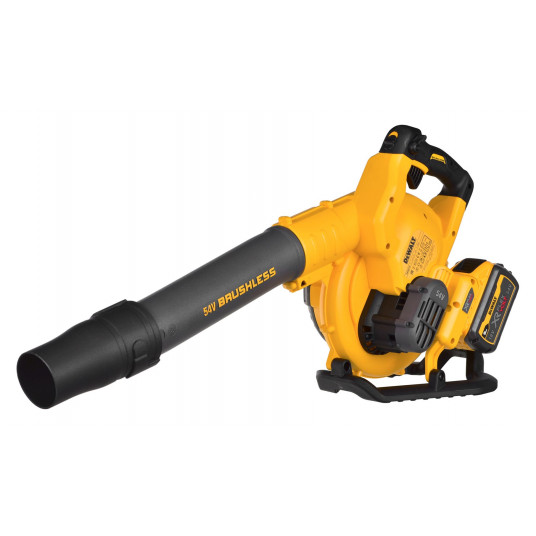 DEWALT DCM572X1-QW bezvadu lapu pūtējs 193 km/h Melns, Dzeltens 18 V litija jonu (Li-Ion)