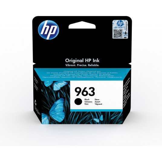 HP 963 oriģināls melns 1 gab.
