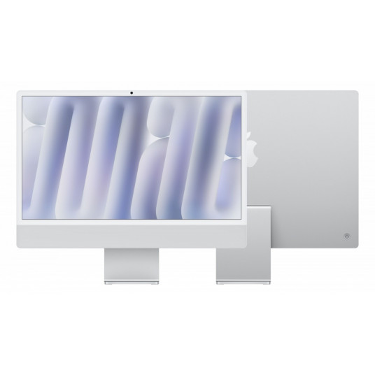 iMac 24 collas: M4 8/8, 24 GB, 1 TB SSD - Sudraba - MWUC3ZE/A/R1/D2