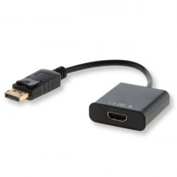 Savio Video Adapter Display Port to HDMI Black