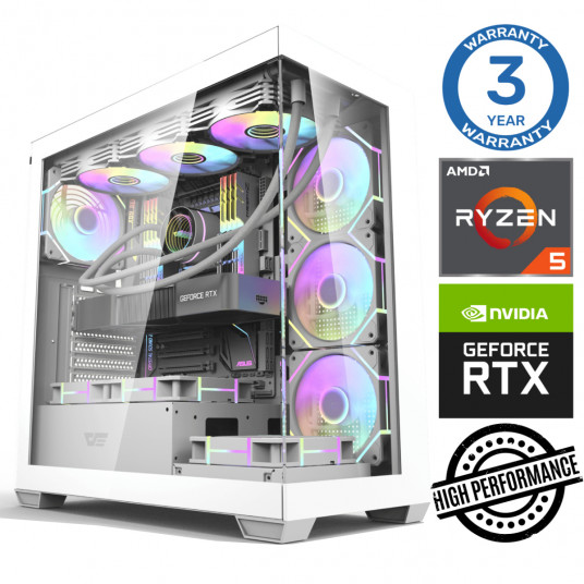 INTOP Ryzen 5 7500F 16GB DDR5 1TB SSD M.2 NVME+2TB RTX4060Ti 8GB no-OS