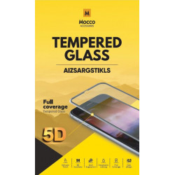 Mocco Full Glue 5D Signature Edition Tempered Glass Full Coverage with Frame Samarng Galaxy A72 / A80 Black