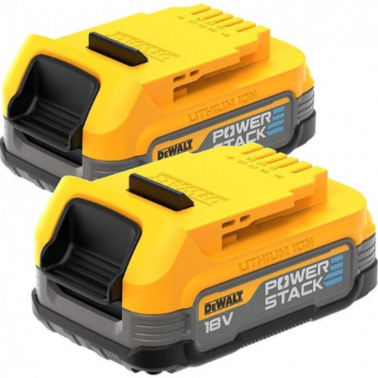 Set of 2 rechargeable batteries 18V 1.7Ah POWERSTACK