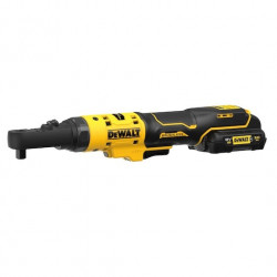 DEWALT. RATCHET 12V DCF500L2G ar 1/4" 3/8" 1/2" HEX 1/4" 2x3.0AH ADAPTERIEM