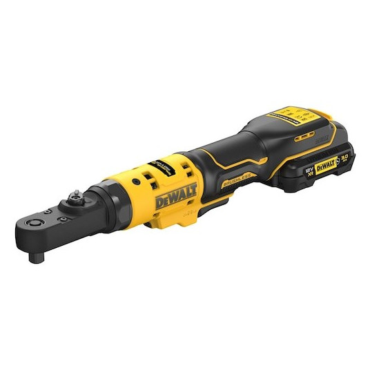 DEWALT. RATCHET 12V DCF500L2G ar 1/4" 3/8" 1/2" HEX 1/4" 2x3.0AH ADAPTERIEM