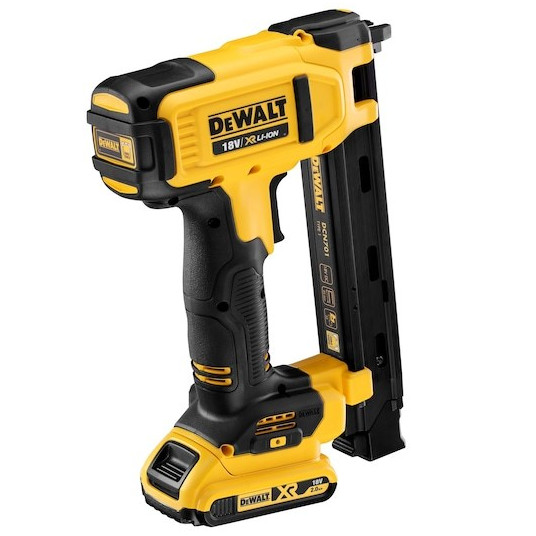 DEWALT Stapler 18V model DCN701D2 with 2x2.0Ah batteries