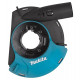 Dust extraction guard for grinding 115/125 mm
