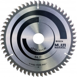 BOSCH MULTI MATER zāģa asmens 210x30x54Z x2,4