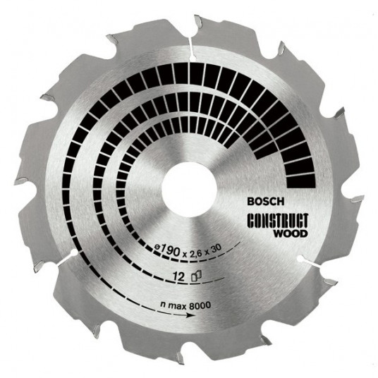 BOSCH Zāģa zāģis CONSTRU. WOOD 350x30x24z x3,5 MATT. ar naglām