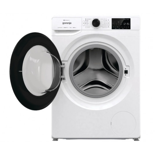 Gorenje Washing machine | WPNEI82A1SWIFI | Energy efficiency class A | Front loading | Washing capacity 8 kg | 1200 RPM | Depth 55 cm | Width 60 cm | Display | LED | Steam function | White