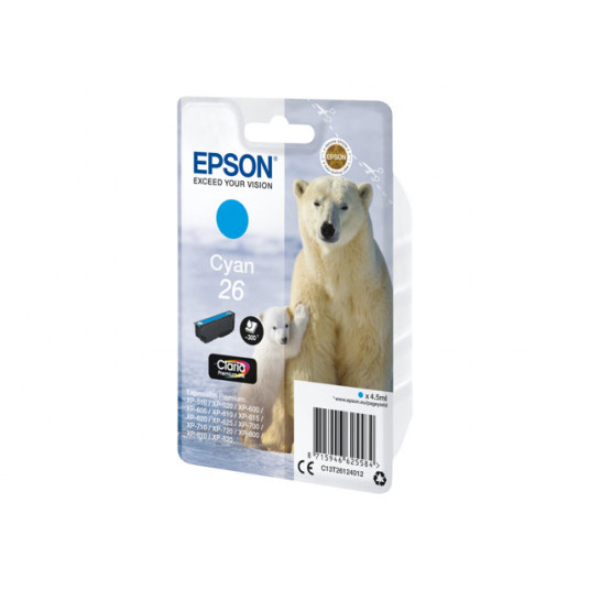 EPSON 26 tintes kasetne ciāna
