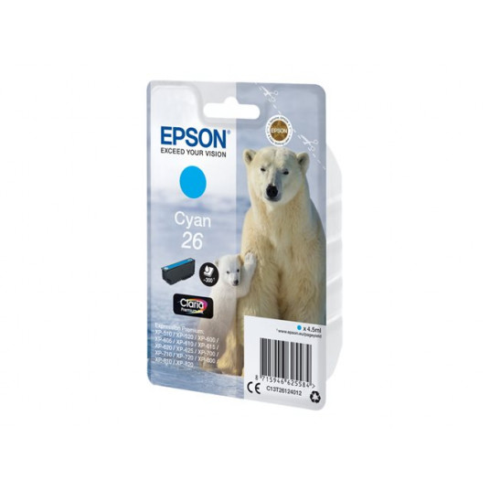 EPSON 26 tintes kasetne ciāna