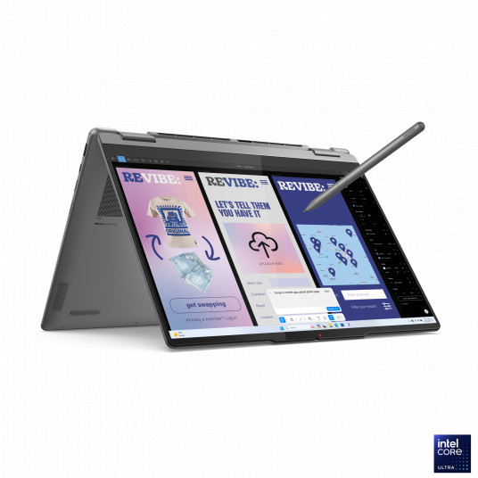 Portatīvais dators Lenovo Yoga 7 2-in-1 14ILL10, AI Copilot+ PC, 14 WUXGA OLED, Intel U5-226V, RAM 16GB, 512GB SSD, Intel Arc Graphics, Windows 11 Home, Luna Grey 83JQ0003NT