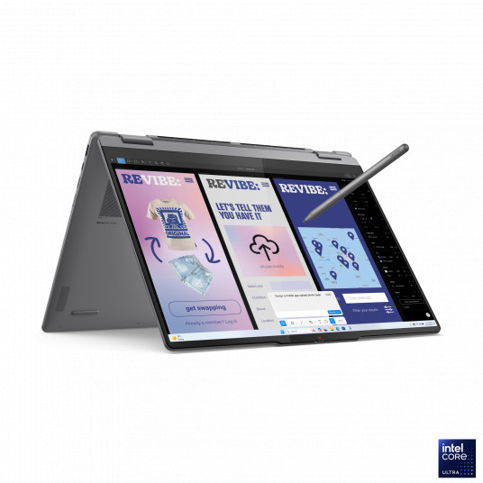Portatīvais dators Lenovo Yoga 7 2-in-1 16ILL10, AI Copilot+ PC, 16 2.8K OLED, Intel U7-256V, RAM 16GB, 1TB SSD, Intel Arc Graphics, Windows 11 Home, Luna Grey 83JT000DNT