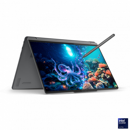 Portatīvais dators Lenovo Yoga 9 2-in-1 14ILL10, AI Copilot+ PC, 14 2.8K OLED, Intel U7-256V, RAM 16GB, 1TB SSD, Intel Arc Graphics, Windows 11 Home, Luna Grey 83LC000JNT