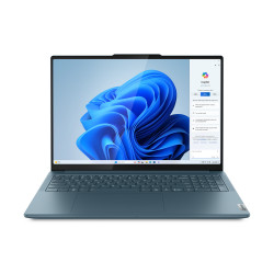 Portatīvais dators Lenovo Yoga Pro 9 16IMH9, AI-Powered Gaming PC, 16 3.2K Mini LED, Intel U7-155H, RAM 16GB, 1TB SSD, RTX4060 8GB, Windows 11 Pro, Tidal Teal 83DN001NMX