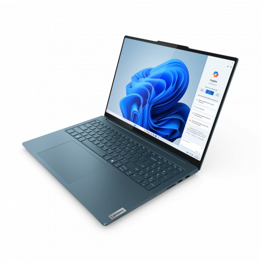 Portatīvais dators Lenovo Yoga Pro 9 16IMH9, AI-Powered Gaming PC, 16 3.2K Mini LED, Intel U7-155H, RAM 16GB, 1TB SSD, RTX4060 8GB, Windows 11 Pro, Tidal Teal 83DN001NMX