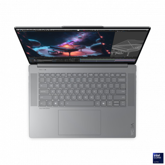 Portatīvais dators Lenovo Yoga Slim 7 15ILL9, AI Copilot+ PC, 15.3 2.8K, Intel U7-256V, RAM 16GB, 1TB SSD, Intel Arc Graphics, Windows 11 Home, Luna Grey 83HM005ELT
