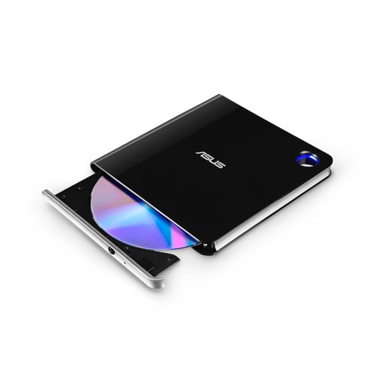 Asus | Interface USB 3.1 Gen 1 | CD read speed 24 x | CD write speed 24 x | Black | Ultra-slim Portable USB 3.1 Gen 1 Blu-ray burner with M-DISC support for lifetime data backup, compatible with USB Type-C and Type-A for both Windows and Mac OS.