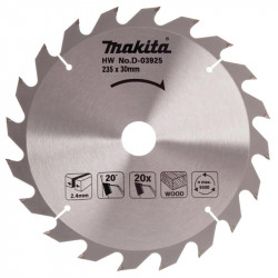 Makita koka griešanas disks D-03925 235 X 2,4 X 30 mm