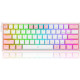 Redragon K617 Fizz RGB balts/rozā