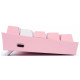 Redragon K617 Fizz RGB balts/rozā