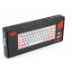 Redragon K617 Fizz RGB balts/rozā
