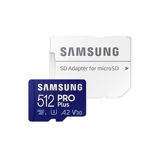 Samsung PRO Plus 512 GB MicroSDXC UHS-I Class 10 Memory Card
