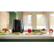 Philips Essential HD9200/90 viena 4,1 l, autonoma 1400 W karstā gaisa cepeškrāsns, melna