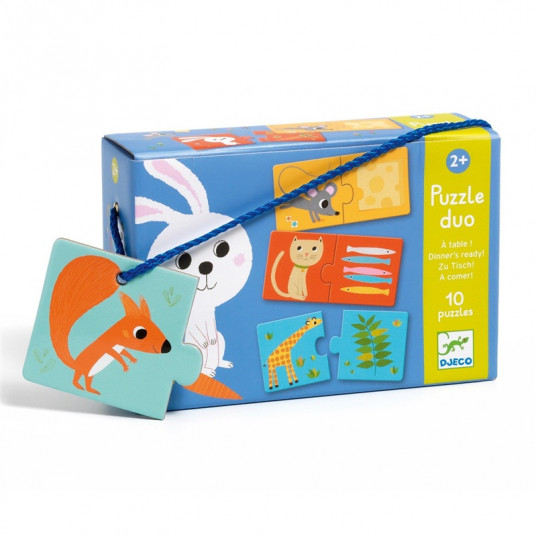 Djeco Duo puzle DJ08166, 18 cm x 12 cm
