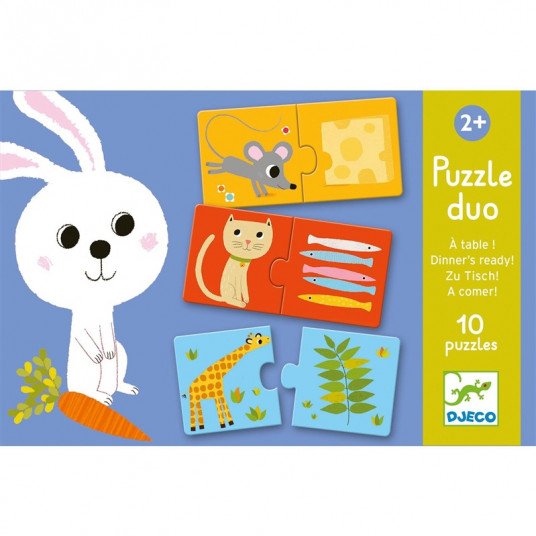 Djeco Duo puzle DJ08166, 18 cm x 12 cm