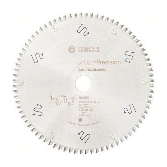Bosch 2 608 642 098 ripzāģa asmens 25,4 cm 1 gab.