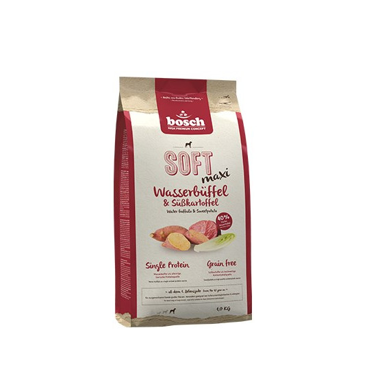 bosch Tiernahrung 57570125 sausā barība suņiem 12,5 kg Adult Buffalo, Sweet potato