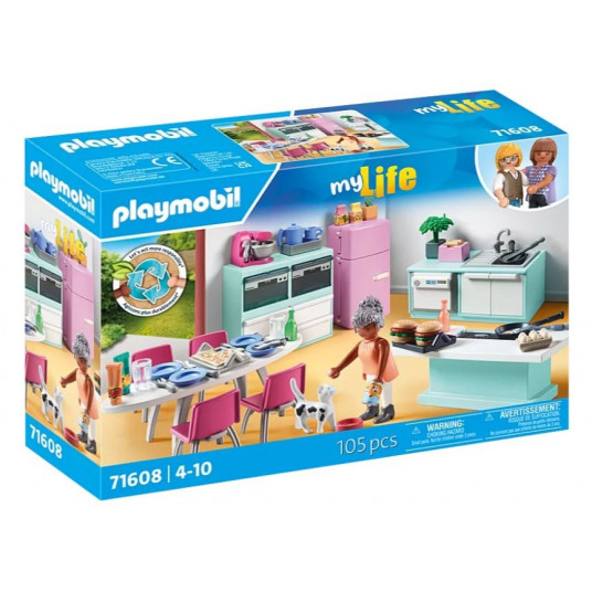 Figures set My Life 71608 Kitchen with dining place
