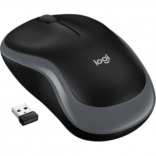 "Logitech M185 Wireless pelēks"