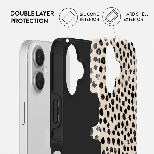 Vāciņš Burga iPhone 16 Almond Latte Tough