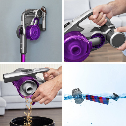 Jimmy Vacuum Cleaner JV85 Pro Cordless operating, Handstick and Handheld, 28.8 V, Operating time (max) 70 min, Purple/Grey, Warranty 24 month(s), Battery warranty 12 month(s)